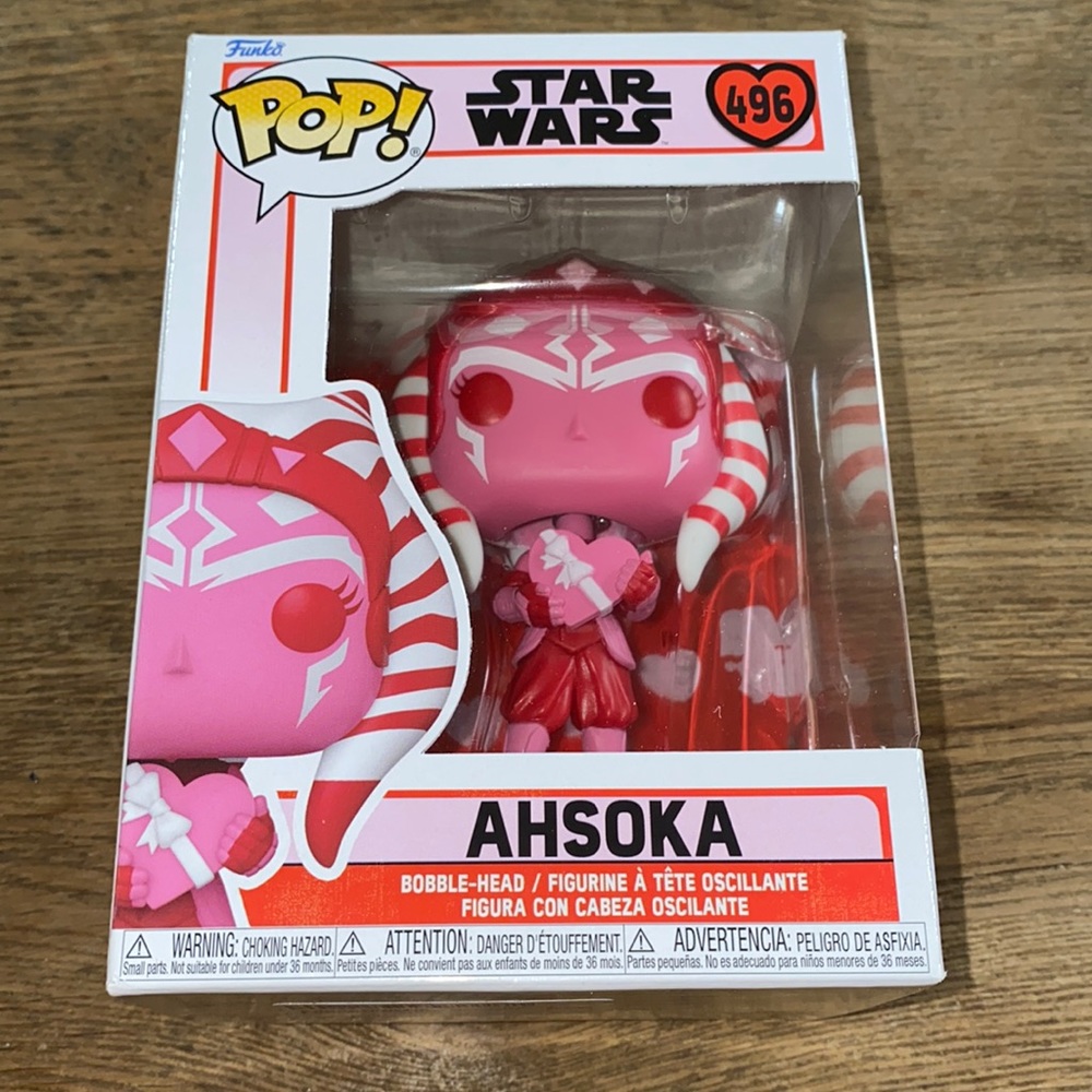 NIB Funko Pop! Star Wars Valentine’s Day Ahsoka!